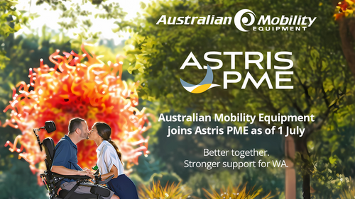Astris PME Welcomes Australian Mobility Equipment to the Family