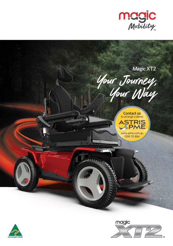 XT2 – TWO WHEEL DRIVE ELECTRIC WHEELCHAIR